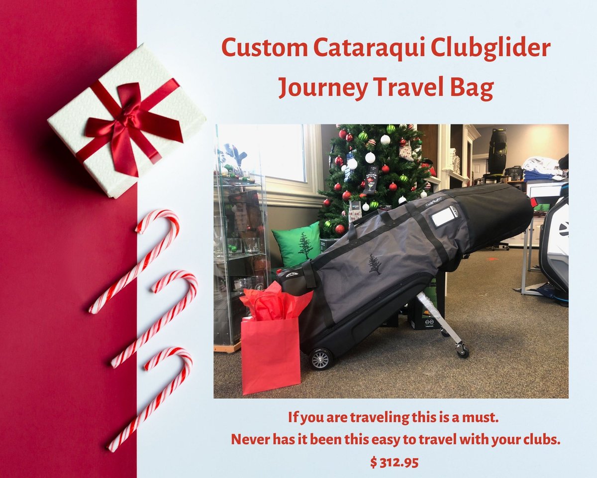 Catgandcc's tweet photo. Check out this custom Cataraqui Clubglider Journey Travel Bag from @SunMountaingolf. A must for any traveller!
Feature price of $312.95 at the Cataraqui Professional Shop.
❄️ ❄️ ❄️
We're open today 9-5, tomorrow & Wednesday 9-5.
https://t.co/6gCudLyqJb
#19DaysofChristmas #day17 https://t.co/ULJ5XfjhZM