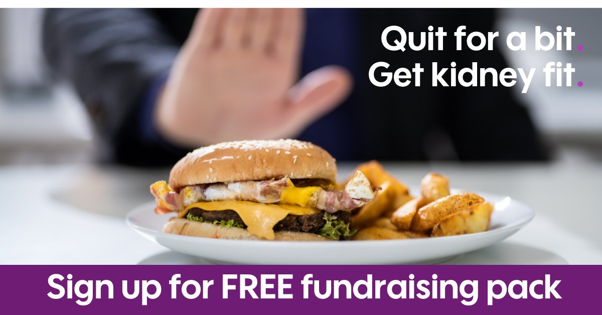 Kidney_Research's tweet photo. What will you #QuitForABit next month?
Give up a bad habit for 31 days in January and raise money to help us fund our vital research, all while getting healthy.
Alcohol? Cake? Junk food? Whatever it is, #QuitForABit and get kidney fit πͺ
Sign up π https://t.co/Dp45IhqR2z https://t.co/LtPU2C5vXL