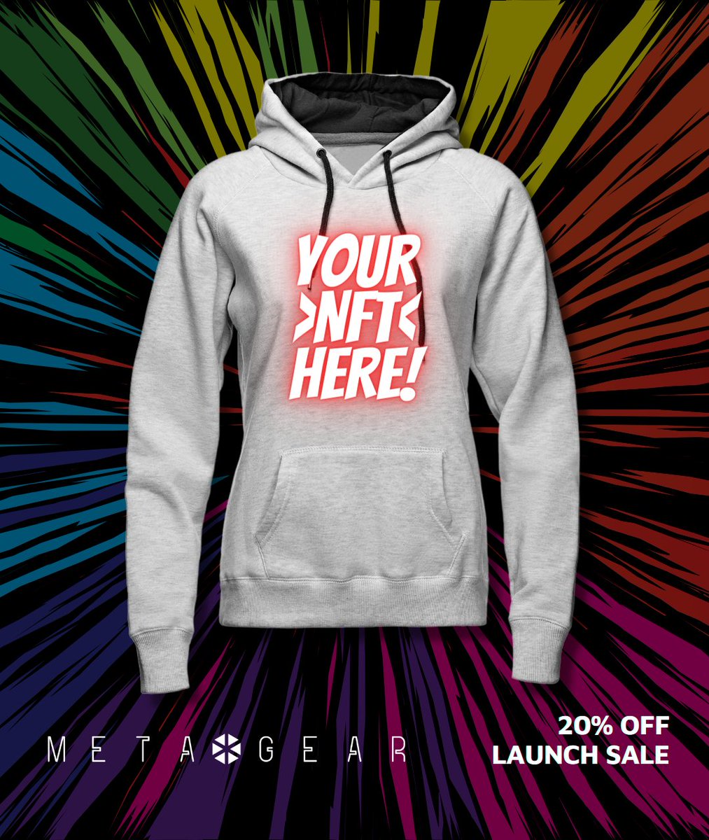MetagearGG's tweet photo. 🔥Create your own T, sweater, or hoodie by uploading any NFT image on our site and get it delivered right to you. 
✅Super soft / comfortable material - made to last
✅Affordable (unlike some of NFTs🤣)

Create yours NOW! https://t.co/8d2kMWgZu1 
#NFTCommunity #NFTs #NFT #meta https://t.co/v0Z49xdSXu
