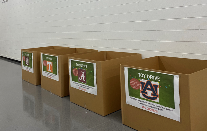 MTM's Business Partnering Groups sponsored a Christmas toy drive benefiting the Limestone Child Advocacy Center. MTM team members donated to bins representing Alabama, Auburn, Tennessee and AAMU football. The winning team earns bragging rights, while supporting kids in need!