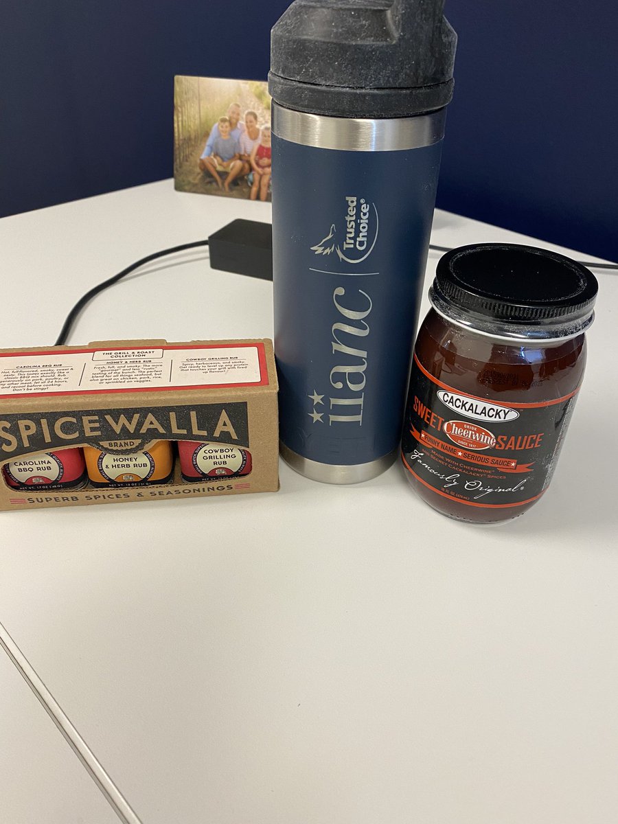 Nothing like coming into the office and getting a package! <a href="/TheBigI_NC/">IIANC</a> knows the way to my heart with BBQ rubs and sauce! Thank you for thinking of us here at <a href="/TarmikaHQ/">Tarmika</a>! Merry Christmas!