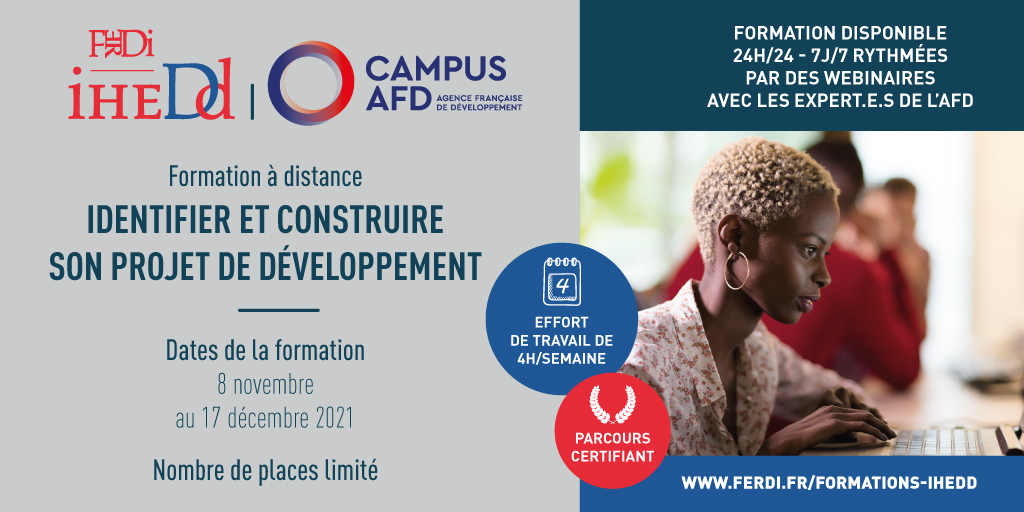 🎬 pour la formation Identifier et construire son projet de développement. Nous espérons que cette formation sera utile dans les projets que portent nos apprenant.e.s. De prochaines sessions arrivent très bientôt sur cette même thématique! <a href="/AFD_France/">Agence Française de #Développement (AFD) 🇫🇷 🇪🇺</a> #IHEDD