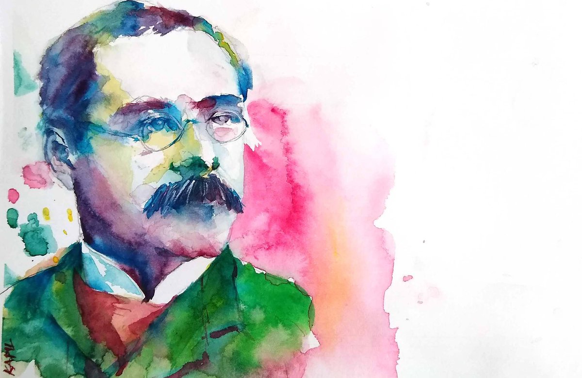 closingbalance's tweet photo. “If you can dream—and not make dreams your master;”
If by Rudyard Kipling remains one my favourite #poem , This is an earlier #watercolor portrait sketch of my fav poets.. feel like working on it on procreate tonight #digitalart #NFTartists #InspirationalQuotes https://t.co/fYbCY8UjdH