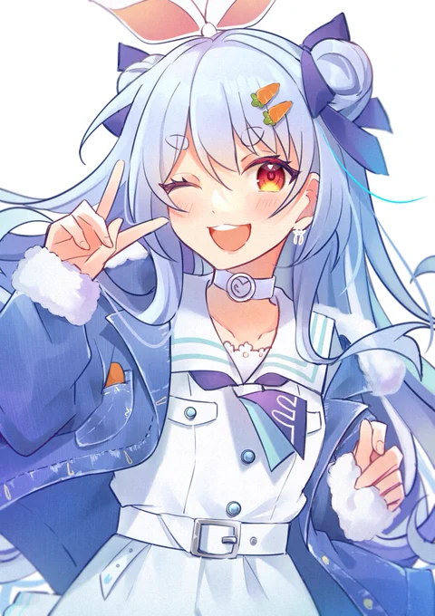 ぺこらちゃんの新衣装めちゃくちゃ可愛い✨
 #ぺこらーと #兎田ぺこら新衣装 
