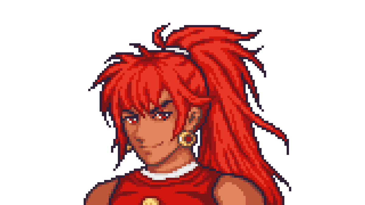 A commission for @15samekh - their OC Canther in GBA artstyle #pixelart #pixel_art