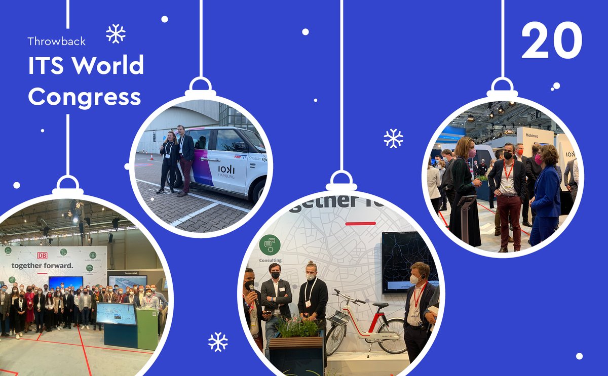 20/24🚪🗝: Today we take a look back at one of our top #highlights this year, the @ITSHamburg2021 ⚓😍. It was a pleasure to meet everyone on sight to exchange knowledge about the development of #publictransport and new #mobility solutions.