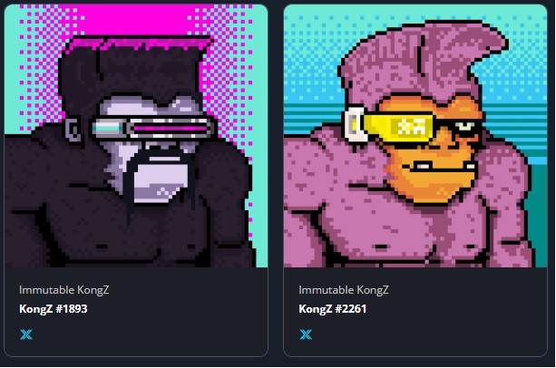 C46211052's tweet photo. @tweetkimboETH @ImmutableKongz THE BLACK ONE IS RANKED 28 - F*CK YEAH...LFG @dandelion_cori @rilugz01 #ImmutableKongz https://t.co/PNo4LvFuLK
