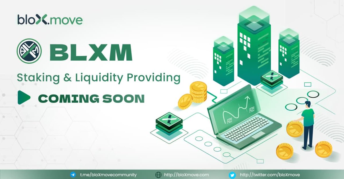 BloXmove's tweet photo. 📣BLXM Liquidity and Staking Program
We are thrilled to share with you the details about the BLXM Liquidity Reward and Staking Program starting next year 🎉

Learn more in our latest medium article ⬇️ https://t.co/Zr6SwLbcYr
