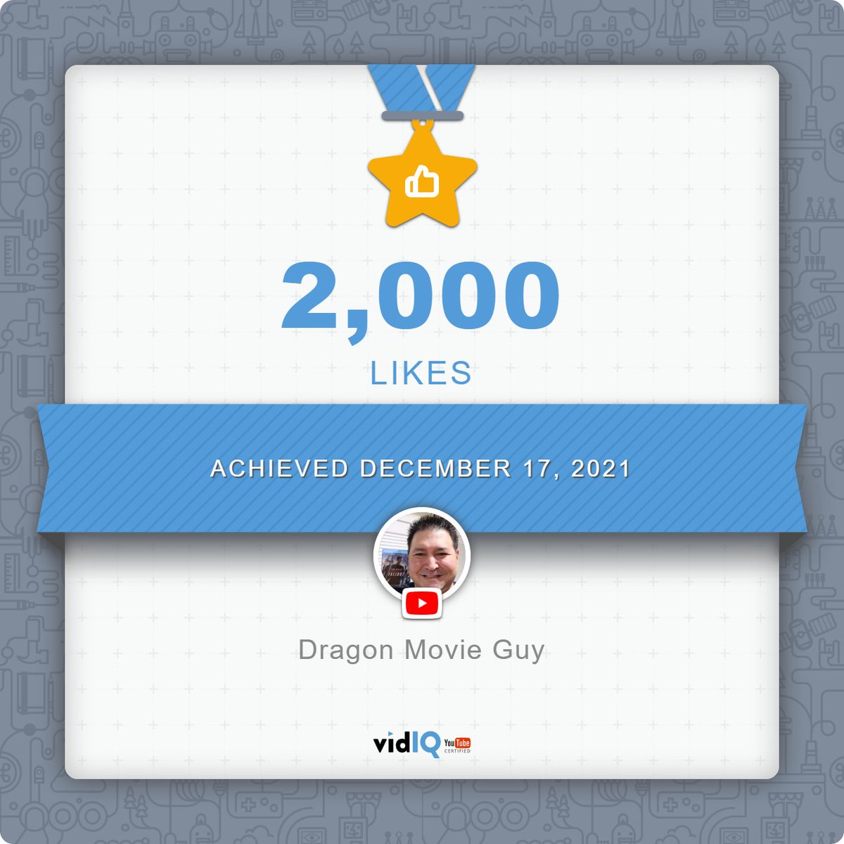 dragonmovieguy's tweet photo. #ThankYou everyone who #Like 'd my #YouTube videos over the last two years!

#2000Likes is a huge milestone for my #channel!  #Cheers!

Here's to #2000More!  #DragonMovieGuy #YouTuber https://t.co/EBV1aGF1s4