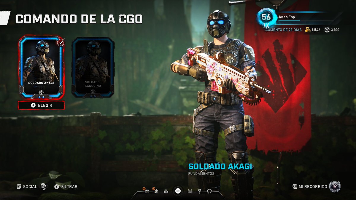 Jotas83's tweet photo. Nuevos desbloqueos T8.
-Anya Civil.
-Soldado Akagi.
-Barrick Blindado.
@CoalitionGears #Operation8 #Gears5 @GearsofWar #GearsOfWar #xbox #xboxseriesx @Xbox_Spain @xbox @XboxP3 #gamer https://t.co/Oh4Y6Zvr1Y