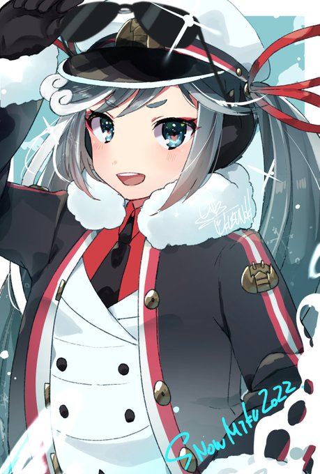 カニ船長ちゃん!🦀❄
#初音ミク #雪ミク2022 
