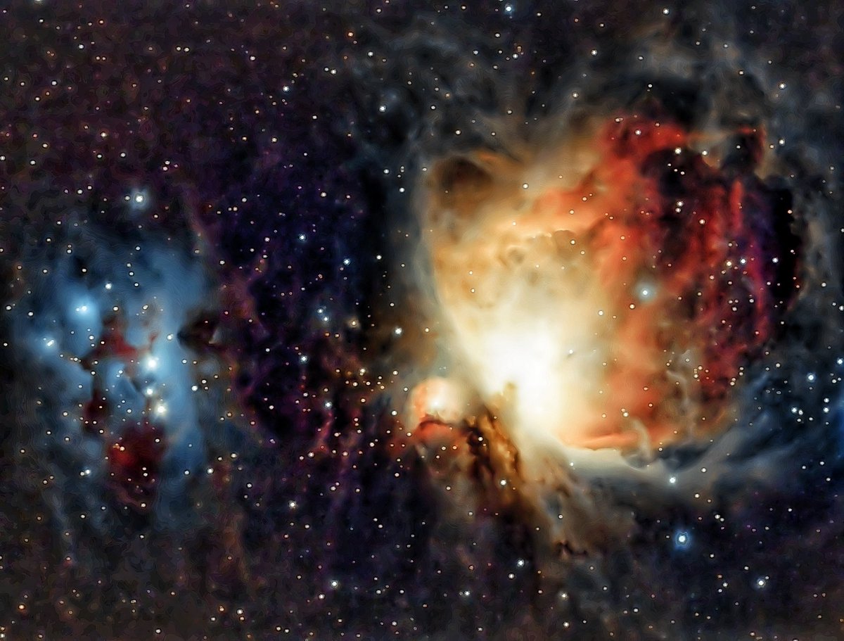 Quant_Analyst's tweet photo. 20mins in the swiss mountains on Orion and running man nebulae. My hand controller broke so couldn't goto, plate and plate solve on ASIAIR plus. #Astrophotography #Orion #RunningMan #RASA8 #294MCPro https://t.co/tSI9kXiMmK
