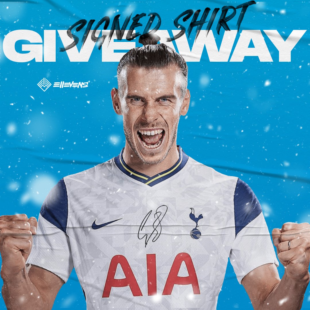 ellevens's tweet photo. WIN A GARETH BALE SIGNED JERSEY FOR CHRISTMAS 🎄

All you have to do is: 

Follow @ellevens   💙  
Like and Retweet this post ❤️

Bonus entry if you tag a friend 🤩

The winner will be picked Christmas day! Good luck  🙏 https://t.co/G4batR3eUM