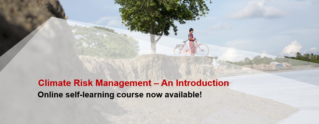 Enjoy discovering our new #elearning course '#ClimateRiskManagement - An Introduction' to learn how to deal with #climate risks in a comprehensive manner. #ClimateAction 
🌍👉online.atingi.org/course/view.ph…