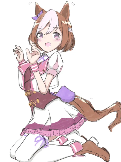 線画とだいぶ昔に描いたラフ 