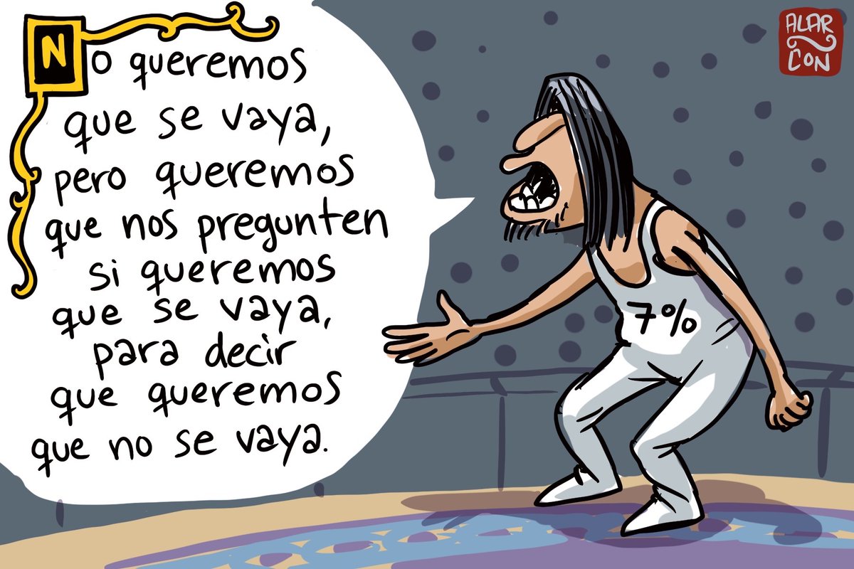 alarcondibujos's tweet image. #LibretaDeApuntes El Sieteporciento exige su Consulta.