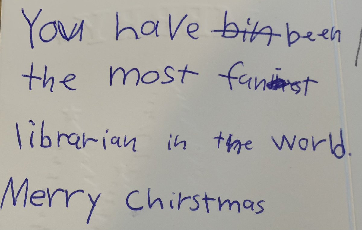 I’m not sure if I’m the “funniest” or “funnest” librarian… but I will take either!! I love my role as Teacher-Librarian and it is a great privilege to get to work with all the students from Kindergarten to Gr. 8!❤️🎄