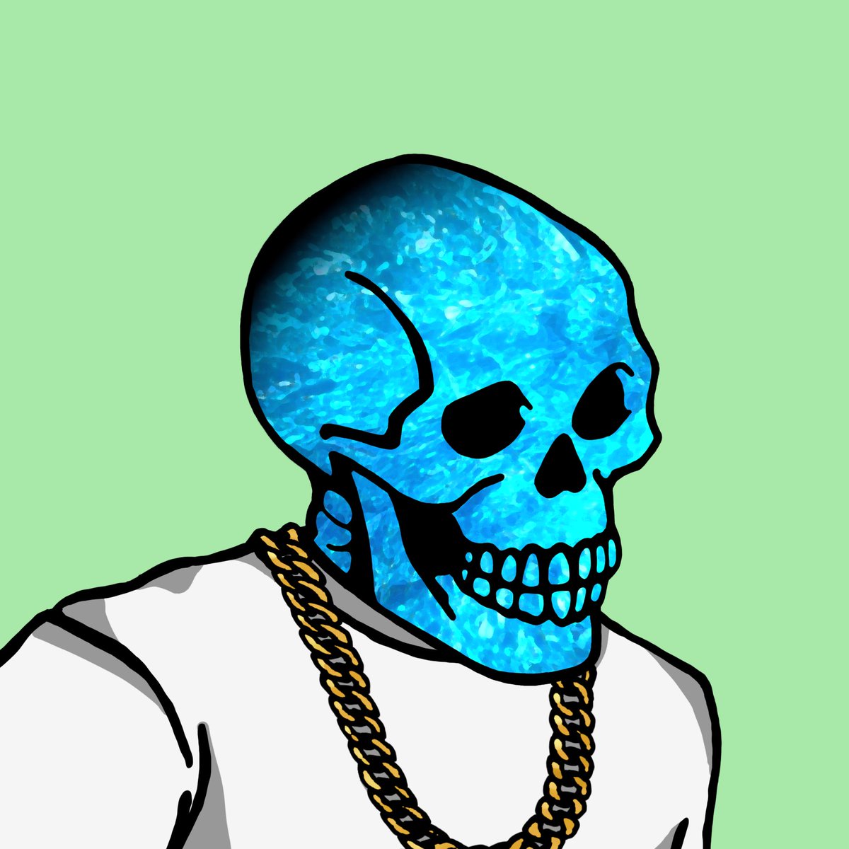 Gotta give my iced out water Bones some love 🌊🥶

<a href="/BonesClub_NFT/">Bones Club</a> 
#SkullGang
