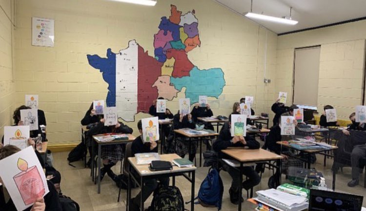 StudentsOfLCC's tweet photo. Here are a few more images of the 6 1st year classes who participated in the Candle Competition! Well done everyone 🎉@amnesty https://t.co/rFJOzQbNyU