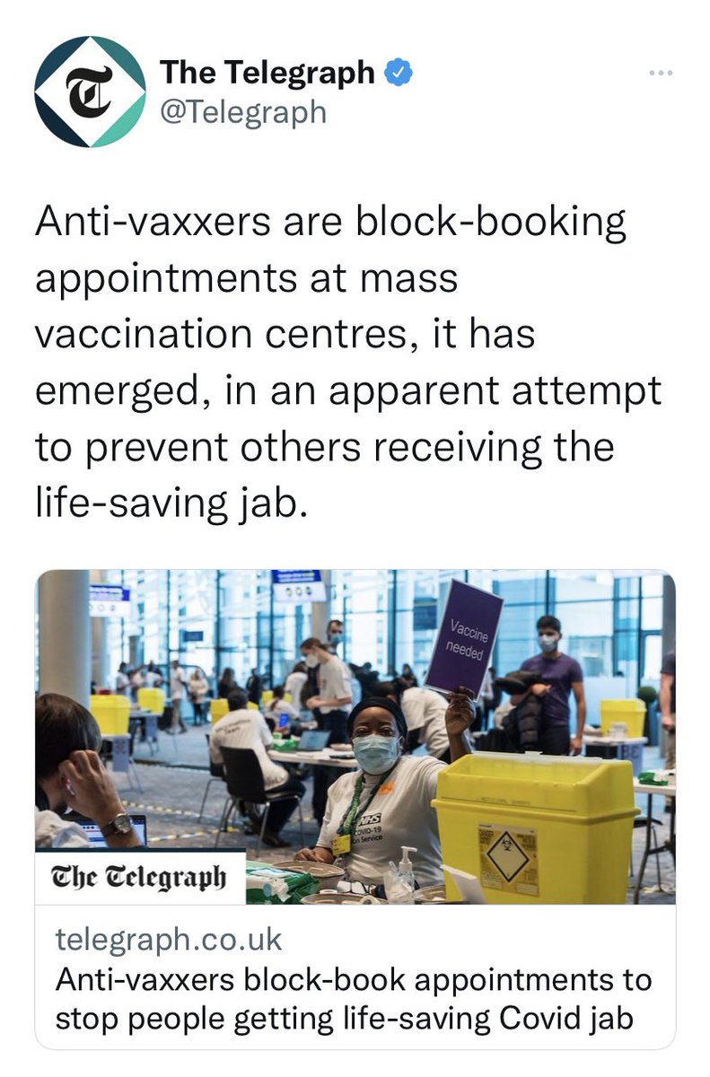 allaboutmayetml's tweet photo. It’s very rare that I can honestly use the expression ‘I have no words’. Words are my thing. But… I have no words. #GetVaccinatedNow https://t.co/InDrniMDCT