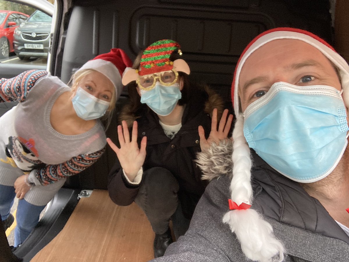 Another van load done! 🎅🏼