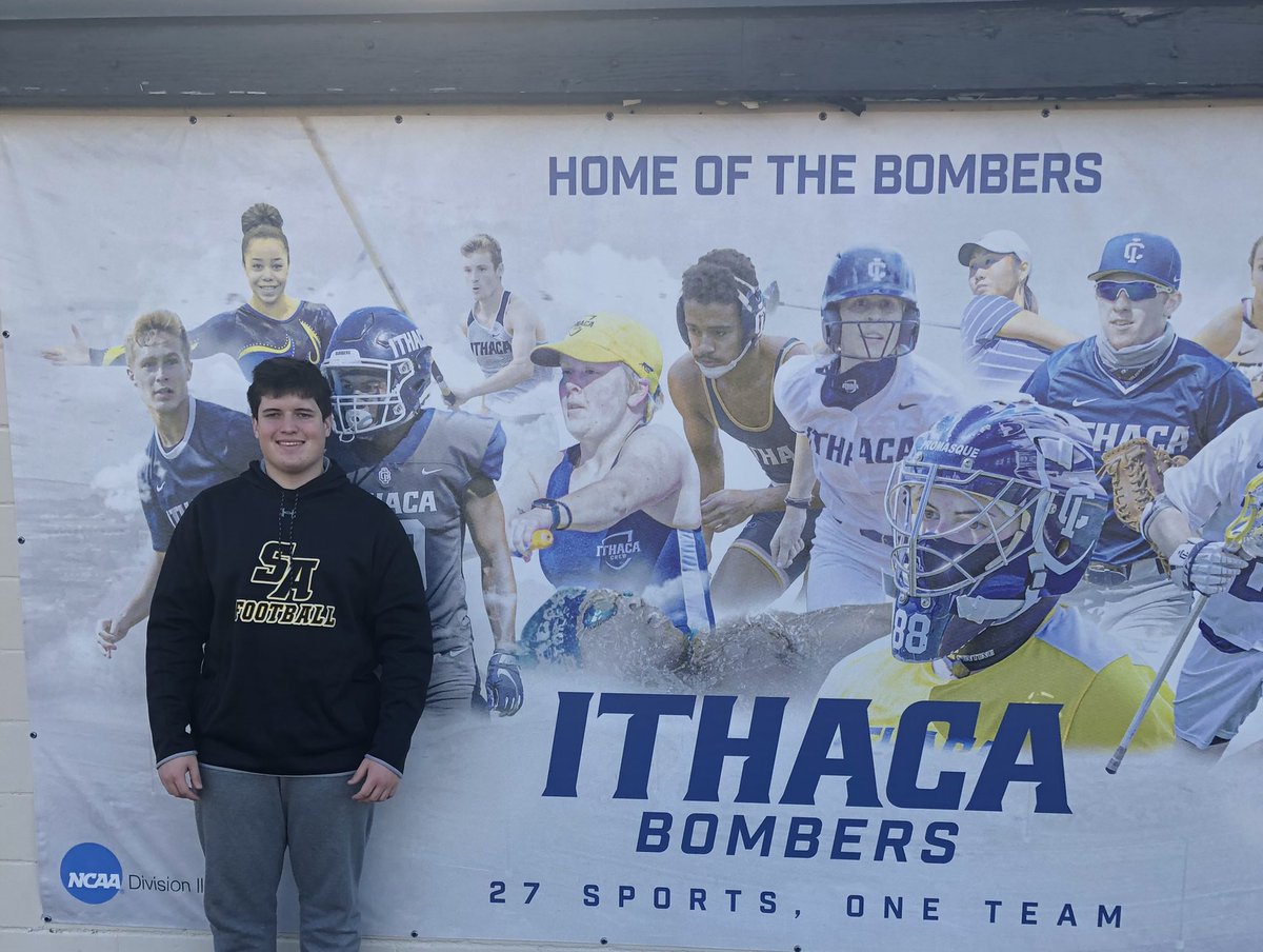 Had a great time visiting Ithaca and seeing the campus and facilities. Thank you <a href="/Sean_Reeder/">Sean Reeder</a> and <a href="/Coach_Hatcher20/">Mike Hatcher</a> for taking time to show me around campus 
<a href="/DanSwanstrom/">Dan Swanstrom</a>