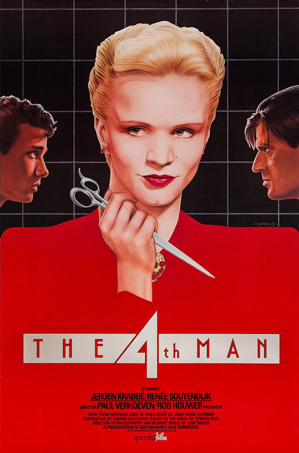 #500FilmsFromAroundTheWorld/6
The Fourth Man ('83) [Netherlands]
⭐⭐⭐½
Rich in symbolism & erotica, and even w/ genital mutilation & a slew of controversial scenes, this still somehow feels like #PaulVerhoeven at his most restrained. Nice to see #JandeBont behind the camera.