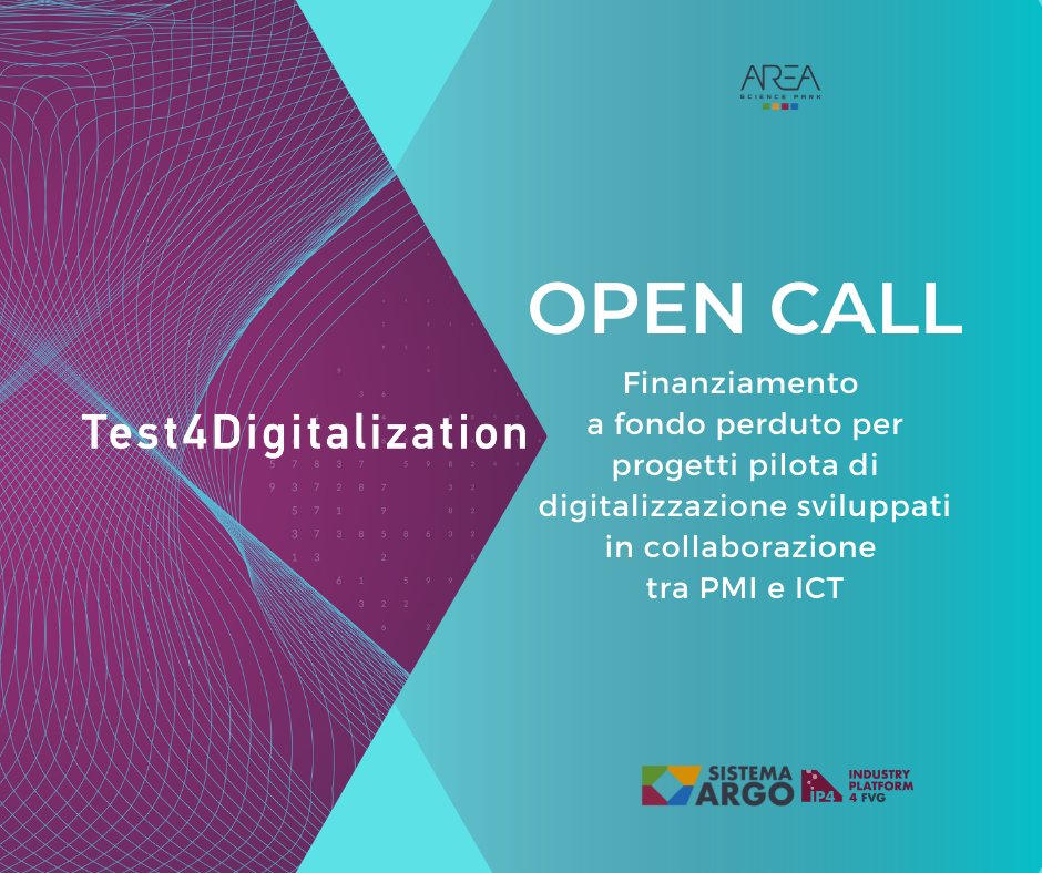 ip4fvg's tweet photo. Le imprese #ICT che stanno sviluppando progetti di #digitalizzazione in collaborazione con PMI, possono beneficiare dei #finanziamenti a fondo perduto della call #Test4Digitalization
Per saperne di più: https://t.co/kY41MlfmsU https://t.co/V9pglUmeeu