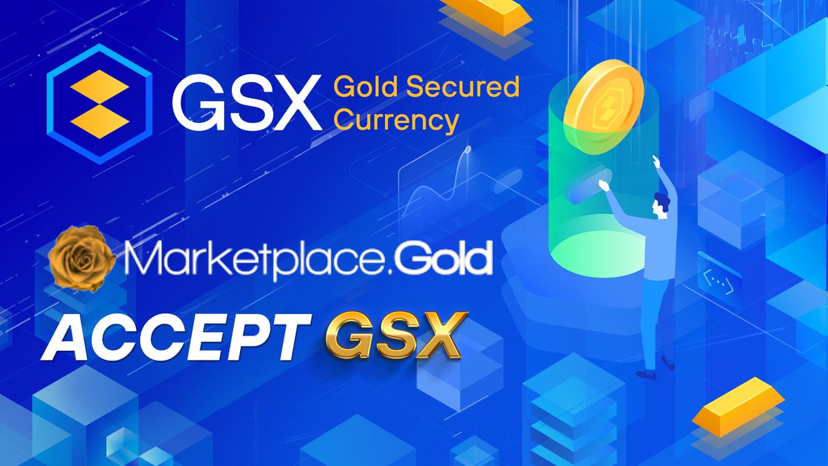 GsxCurrency's tweet photo. Have you had a look at one of our big Merchants? Market Place Gold accepts GSX!

An online marketplace where you can trade in digital gold, cryptocurrency, and precious metals!

https://t.co/AJjntQn4tC

Purchase GSX on: https://t.co/gxKyZ5JU7l https://t.co/1cQkLFHGF5