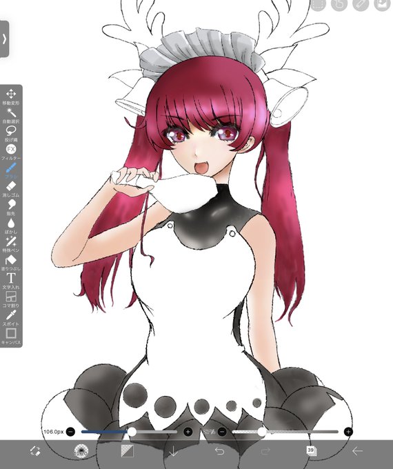 クリスマスっぽいりなを必死に描いてるけど、果たしてクリスマスまでに完成できるのか………?
#絵描きさんと繫がりたい
#ケムリクサ 