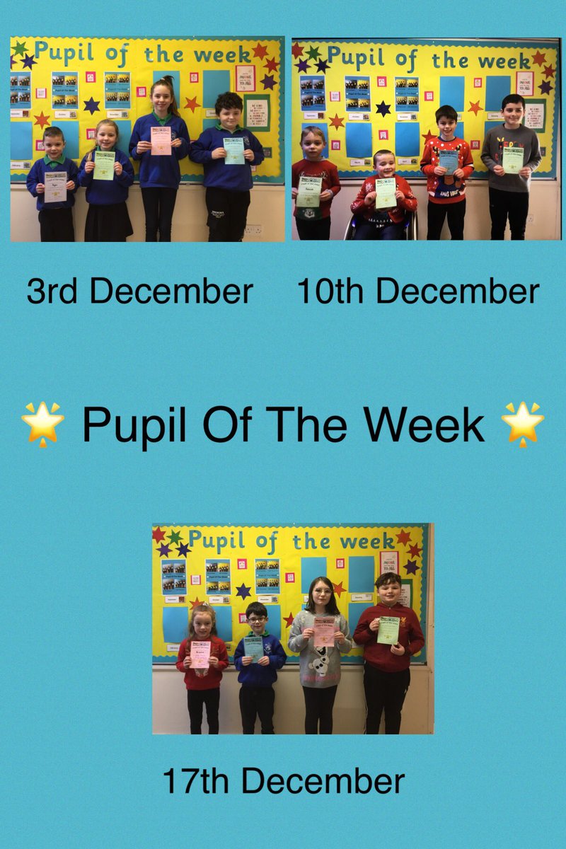 🌟 Pupil Of The Week 🌟
Congratulations to all our winners for December 🌟🥇🌟
knocknagin.com