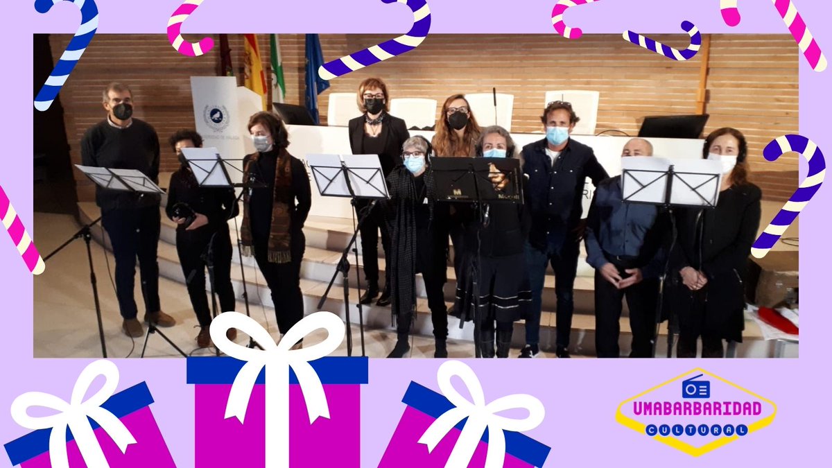 comutopiartv's tweet photo. ¡#UMABarbaridad Radio📻! #Navidad🎄:
 
Hoy tenemos radioteatro📺🎭 realizado por el alumnado del Aula de Mayores +55👵🏼, con la interpretación de tres cuentos:
 
1️⃣ Cena de Nochebuena
2️⃣ El año en que Mamá Noel repartió los regalos
3️⃣ Cuento de Navidad

▶️https://t.co/2O05TI67cc https://t.co/G2UFiiY1JT