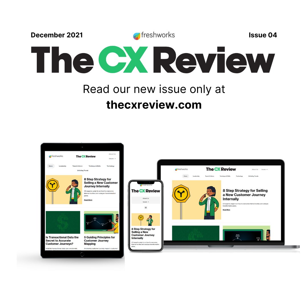 freshdesk's tweet photo. Read our latest issue of #TheCXReview here: https://t.co/K3R8EB0Xs5

#cxdecoded #freshdesk https://t.co/24GoBW4beV