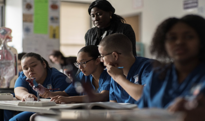 NursesMC's tweet photo. Nurses Middle College Charter High School, located in Albany, will create a more diverse nursing pool that delivers better outcomes and gives voice to communities and provides a professional pathway to nursing for students. Learn more here: https://t.co/shmWpOHW0d https://t.co/tNtBWFAZ2N