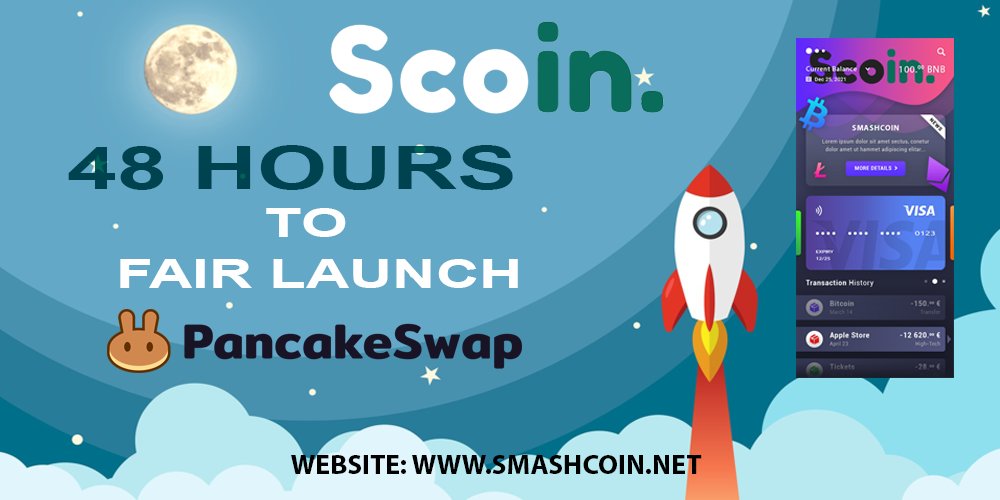 48 HOURS TO GO. BE READY!

GET FREE AIRDROP:
t.me/SmashCoin_Aird…

JOIN OUR SOCIAL MEDIA:
Telegram Group: t.me/SmashCoin_Group
Website: smashcoin.net
Twitter: x.com/Smashcoin_