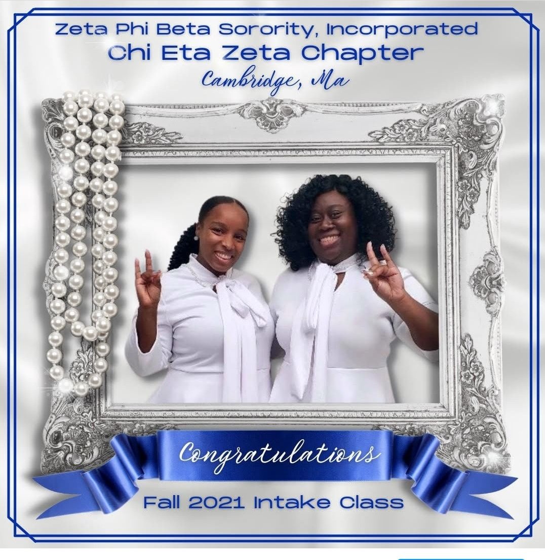 Please join us in congratulating our newest members, Soror Ceshada Chambers and Soror Shavon Franks. Welcome to our illustrious Sisterhood, Sorors!
💙 @shadaces 
💙 @franks_shavon 
@masszetas <a href="/atlanticreg1920/">ZPHIB AtlanticRegion</a> 
 #ZPhiB1920 #Fall2021 #FinerWomanhood #MassZetas #AtlanticRegionZetas