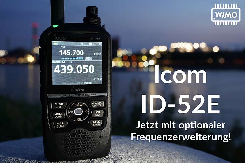 wimo_de's tweet photo. Icom ID-52E
Bei WiMo ab sofort auch mit
⭐Frequenzerweiterung ⭐
zu haben (allerdings nicht mehr vor Weihnachten).
Jetzt bestellen:
https://t.co/QKKAuBGfz8
#amateurfunk #hamradio #icom #id52e https://t.co/bIW9rzbKQ4