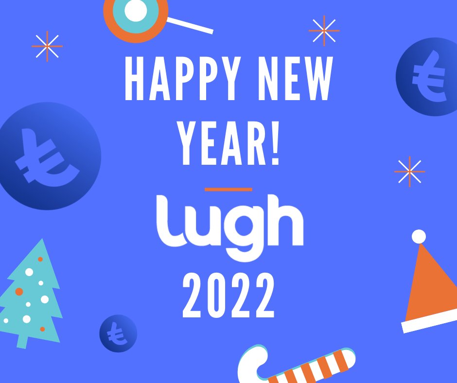 LughStablecoin's tweet photo. At Lugh, we hope that 2022 will be an amazing year for you and for cryptos! 
It will definitively be a @tezos year! https://t.co/4G17efAWOK