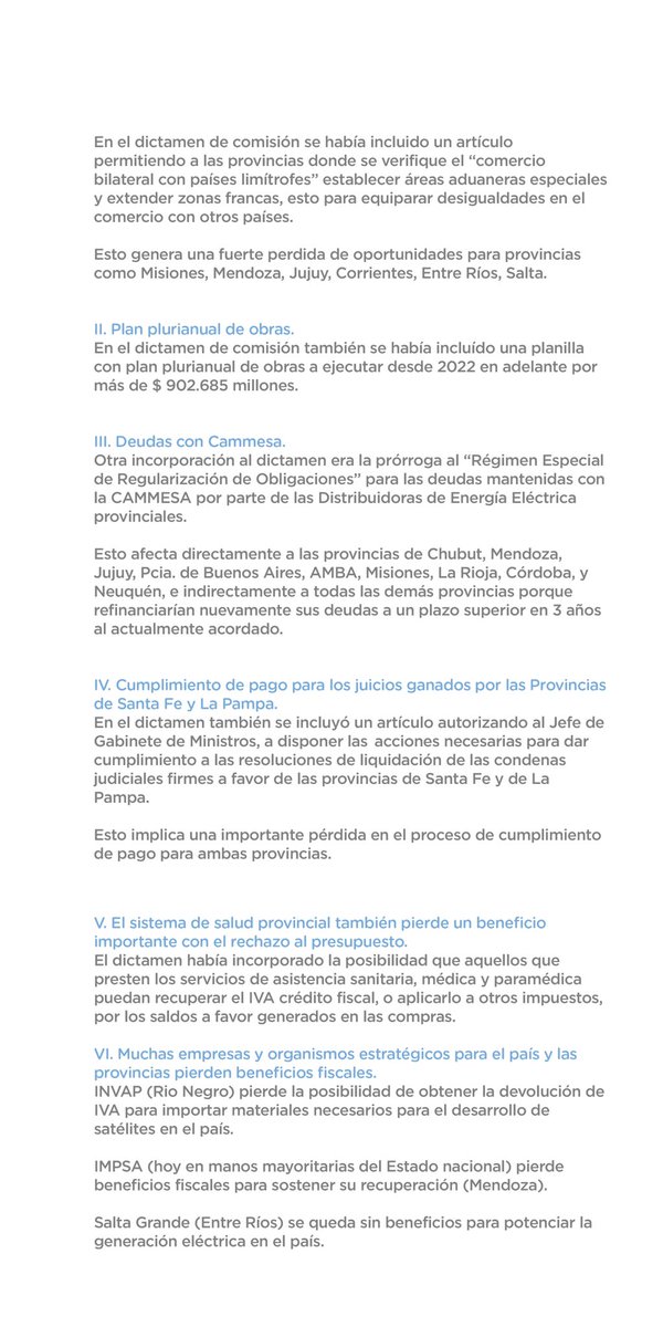 SergioMassa's tweet photo. Tal vez no se entienda o no saben como funciona el presupuesto. Les reitero sin ninguna consideración el 1º de los 4 informes que surgen como resultado del rechazo al presupuesto. https://t.co/RKzz9MWBkG