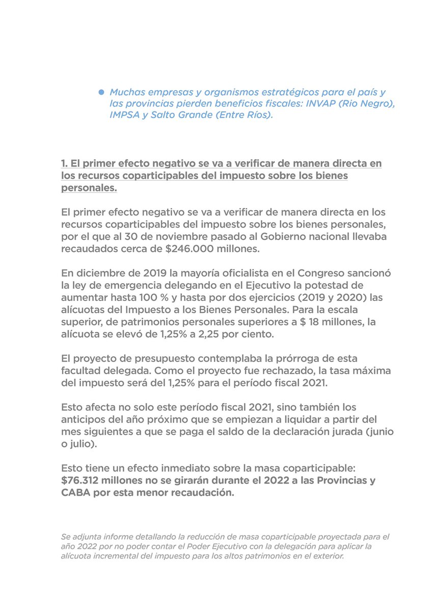 SergioMassa's tweet photo. Tal vez no se entienda o no saben como funciona el presupuesto. Les reitero sin ninguna consideración el 1º de los 4 informes que surgen como resultado del rechazo al presupuesto. https://t.co/RKzz9MWBkG