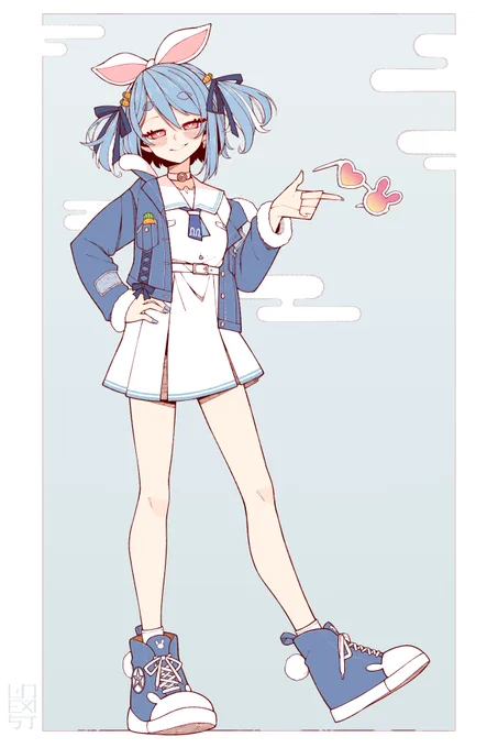 New outfit! ✨ #ぺこらーと #兎田ぺこら新衣装 