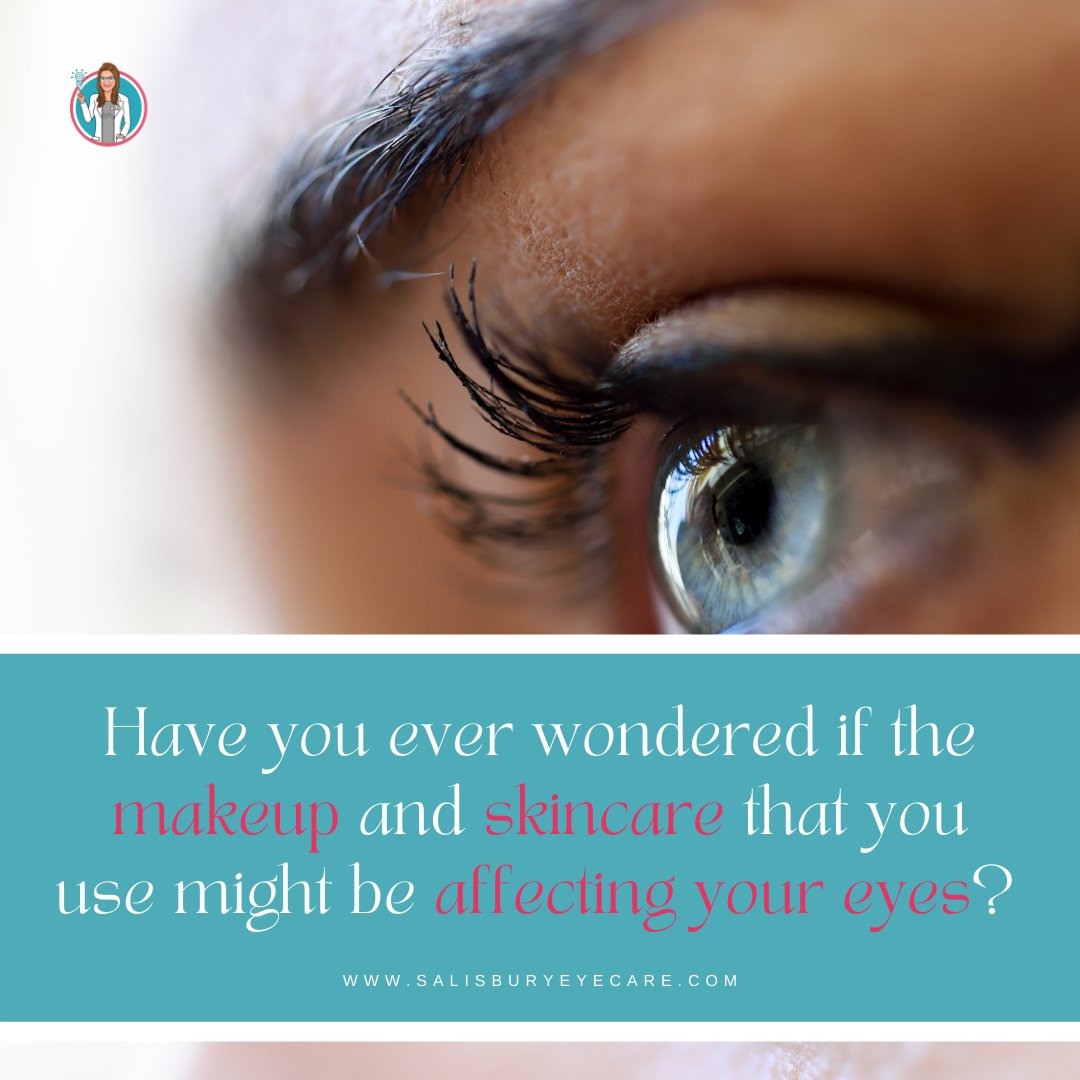 SalisburyEyes's tweet photo. Makeup and skincare affects the eyes greatly. That's why we started @visionary.esthetics and offer a free skincare + makeup analysis with our Licensed Esthetician to every patient in our Dry Eye Clinic. 

#healthyskin
#optometrist #eyehealth https://t.co/Gi8kYCwUJK