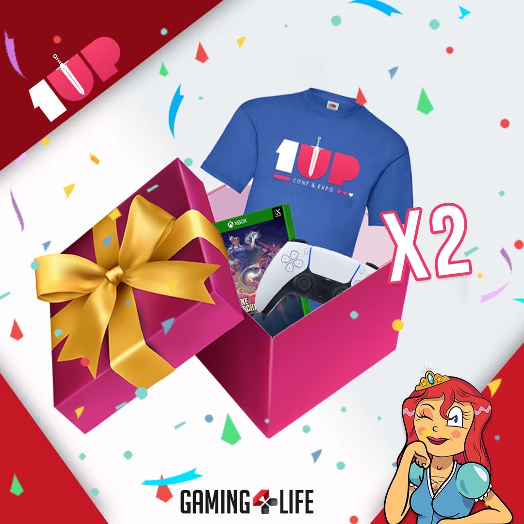 Huge congrats to <a href="/CasperCroes/">C. Croes</a> and @Blackiecat101!
You both are getting a 1UP Goodie Box full of Games &amp; Goodies!

We'll be in your DMs asking for your size &amp; address soon!