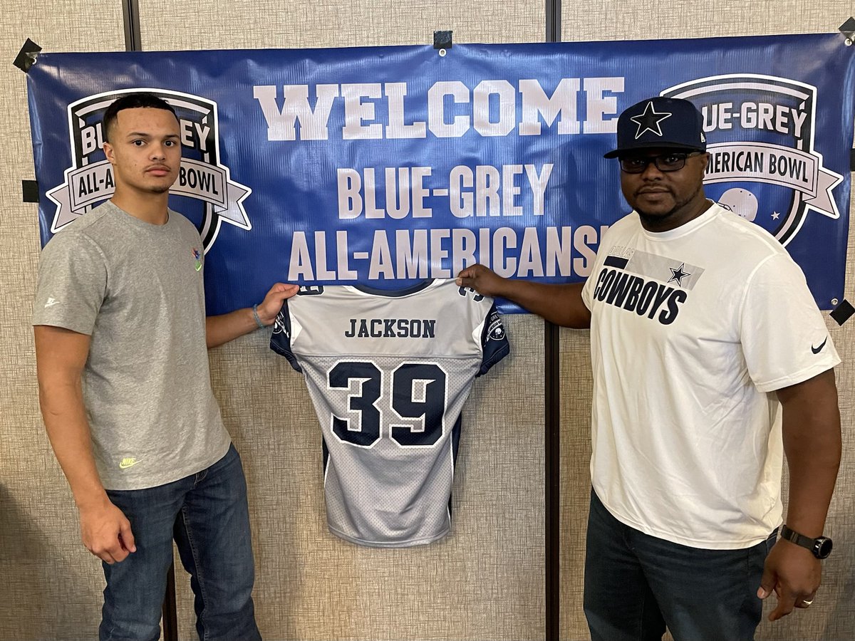 See you at AT&amp;T <a href="/BlueGreyFB/">Blue-Grey All-American Bowl</a> <a href="/WERaiderFB/">Wylie East Raiders Football</a> <a href="/NetworkAthletic/">Network Athletics</a> #BlueGreyFootball #DUBeast