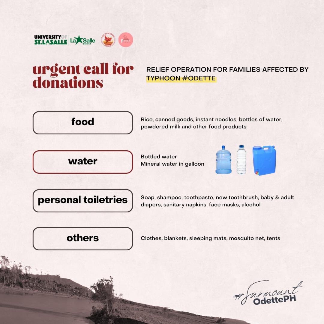 usls_nsg's tweet photo. The USLS College of Nursing Council together with Piso Mo, Kabuhi Ko aim to provide relief assistance to the student nurses affected by the typhoon as well as selected vicinities located in different areas of Negros Occidental.
#CONSurmount
#SurmountOdettePH https://t.co/VcOi2vLpAZ