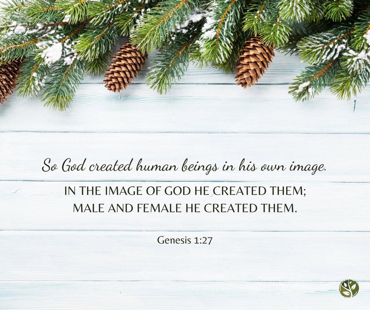 TeamTrueVine's tweet photo. So God created human beings in his own image.
In the image of God he created them;
male and female he created them.
- Genesis 1:27 (NLT)

#VOTW #verseoftheweek #teamtruevine https://t.co/C49tbZ2bzW