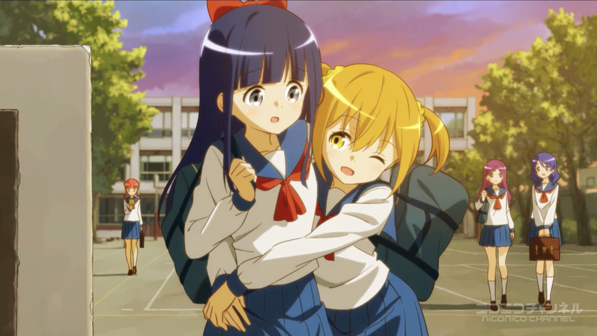 はいとd 𠷡 友人におすすめの百合アニメ無いかって聞かれたので悩んだ挙句ポプテピピックと答えました T Co 1bmpbymuoo Twitter