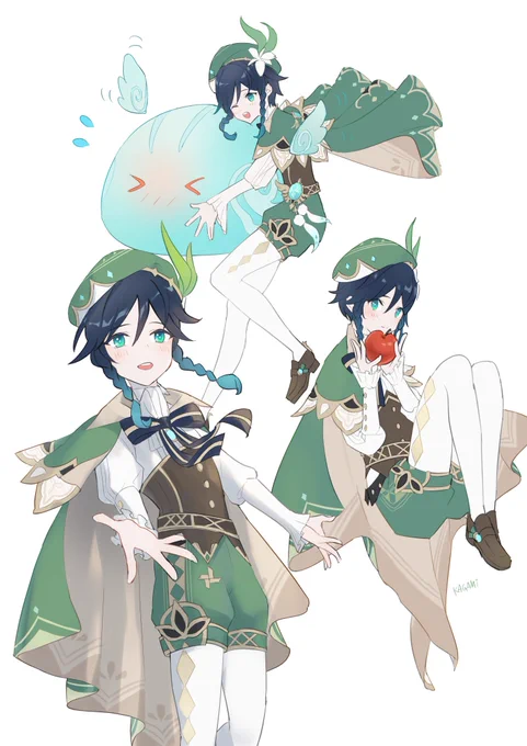 💚 #原神 #venti 