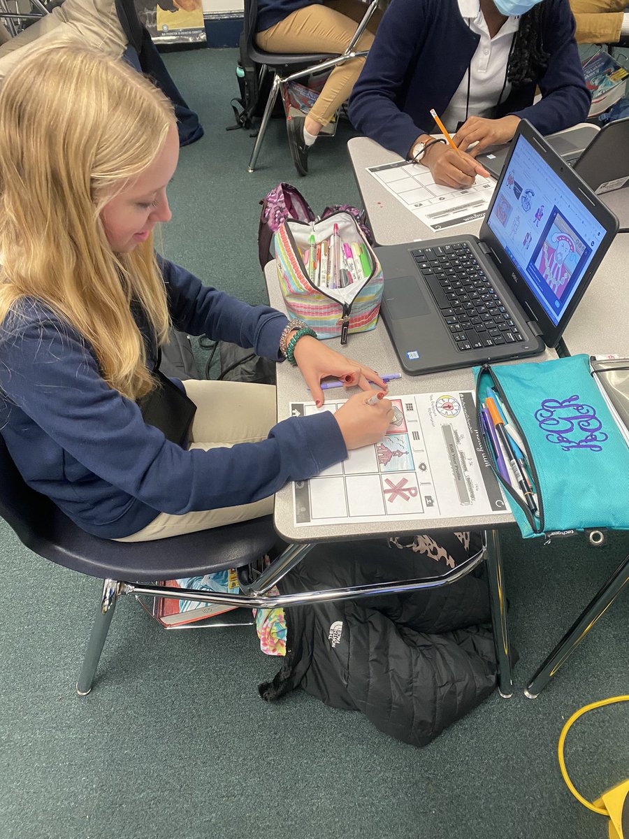 🌍High School World History students at New Bridge making Renaissance/Protestant Reformation Instagrams🌍