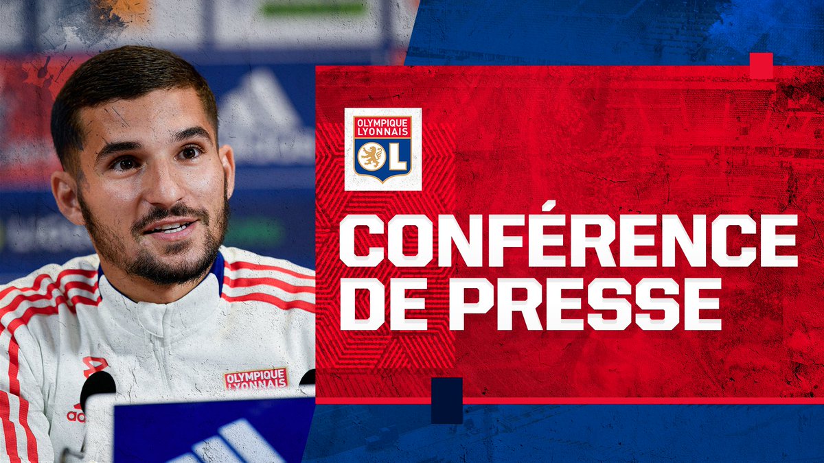 OL's tweet photo. 🎙 @HoussemAouar et le coach Peter Bosz seront en conférence de presse ce mardi à partir de 14h40, à la veille de #OLFCM.

📺📱 À suivre en direct sur @OLPLAY_Officiel 👉 https://t.co/ZkaxHWqy6N https://t.co/LgLJMRuZmK